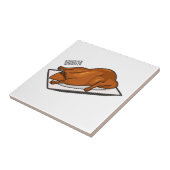 Carreau Illustration de Peking duck (Côté)