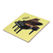 Carreau Illustration de piano (Côté)