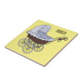 Carreau Illustration de poussette (Côté)