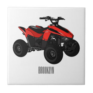 Carreau Illustration de Quad bike atv