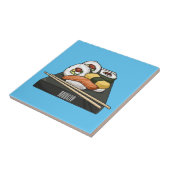 Carreau Illustration de sushi (Côté)