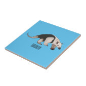 Carreau Illustration de Tamandua (Côté)