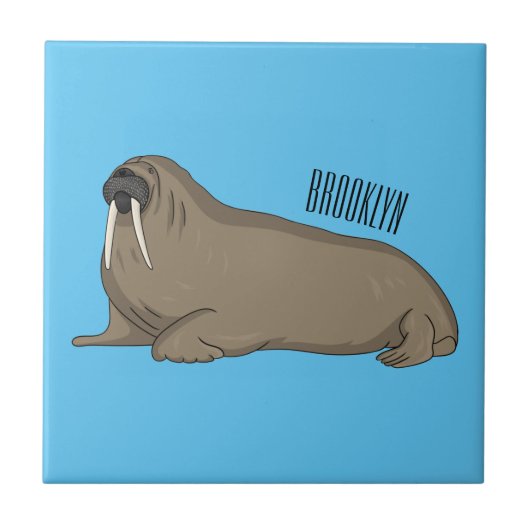 Carreau Illustration de Walrus (Devant)