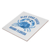 Carreau Illustration des crabes bleus (Côté)