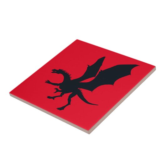 Carreau Illustration d'Imaginaire audacieuse Silhouette de (Côté)