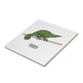 Carreau Illustration du caméléon de Jackson (Côté)