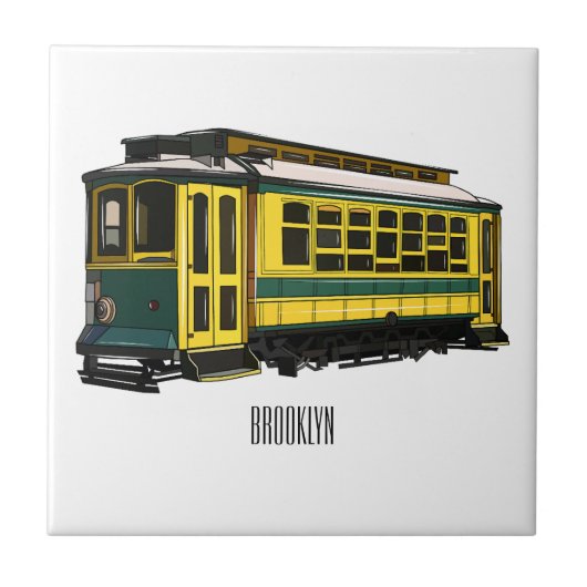 Carreau Illustration du chariot Mata (Devant)