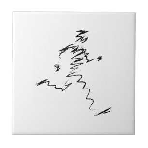 Carreau Illustration du cool du coureur