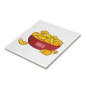 Carreau Illustration d'une puce de pomme de terre (Côté)