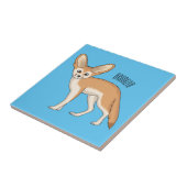 Carreau Illustration Fennec fox (Côté)