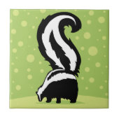 Carreau Illustration Gras Avec Des Points Verts (Devant)