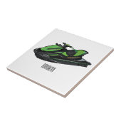 Carreau Illustration Jet ski (Côté)