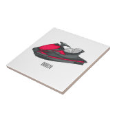 Carreau Illustration Jet ski (Côté)