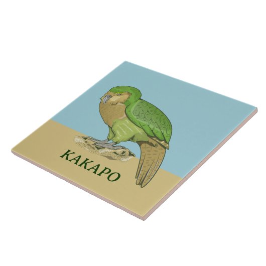 Carreau Illustration Kakapo (Côté)