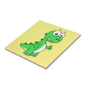 Carreau Illustration Mignonne Du Tyrannosaurus Rex. 2 (Côté)