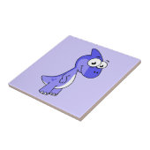 Carreau Illustration Mignonne D'Un Parasaurolophus Dinosau (Côté)