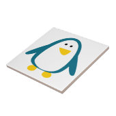 Carreau Illustration mignonne jaune bleue d'animation de (Côté)