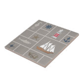 Carreau Illustration thématique marine (Côté)