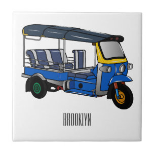 Carreau Illustration Tuk tuk
