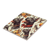 Carreau Illustration vintage Cane Corso (Côté)