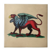 Carreau Illustration Vintage Griffin (Devant)