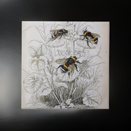 Carreau Illustration vintage HoneyBee |