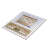 Carreau Illustrations des fresques de l'EL Molouk de (Côté)