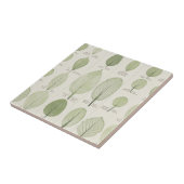 Carreau Illustrations vintages de feuille (Côté)