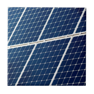 Carreau Image amusante d'un panneau solaire