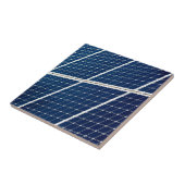 Carreau Image amusante d'un panneau solaire (Côté)