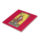 Carreau Image de carte de tarot de magicien (Côté)