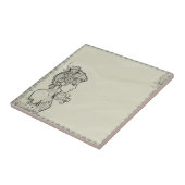 Carreau Image de cru de femme (Côté)