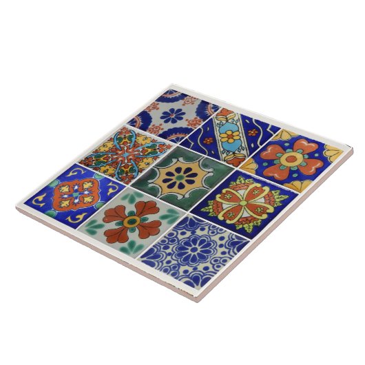Carreau Image de la vignette Talavera sur une vignette en  (Côté)