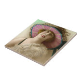 Carreau Image vintage de beauté (Côté)