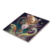 Carreau Imaginaire Art Dragon Goddess Queen (Côté)