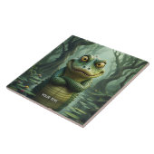 Carreau Imaginaire Crocodiles en colère mignons (Côté)