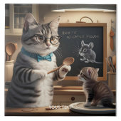 Carreau Imaginaire Cute Chat Enseignement Kitten (Devant)