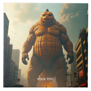 Carreau Imaginaire Cute Giant Citrouille City