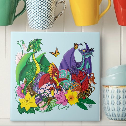 Carreau Imaginaire de nid de bébé dragon