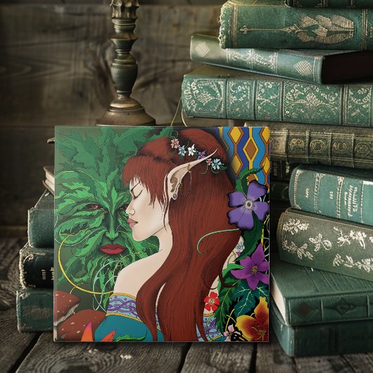 Carreau Imaginaire d'elfe vert