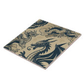 Carreau Imaginaire Dragons antiques (Côté)
