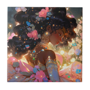 Carreau Imaginaire femme Art Africain Américain