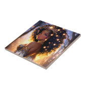 Carreau Imaginaire femme Art Africain Américain (Côté)