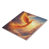 Carreau Imaginaire Flamme mignonne Phoenix augmente (Côté)