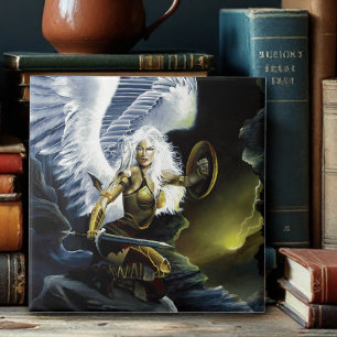 Carreau Imaginaire guerrier épée Angel