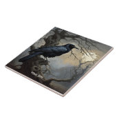 Carreau Imaginaire joli Crow Arbre foncé (Côté)