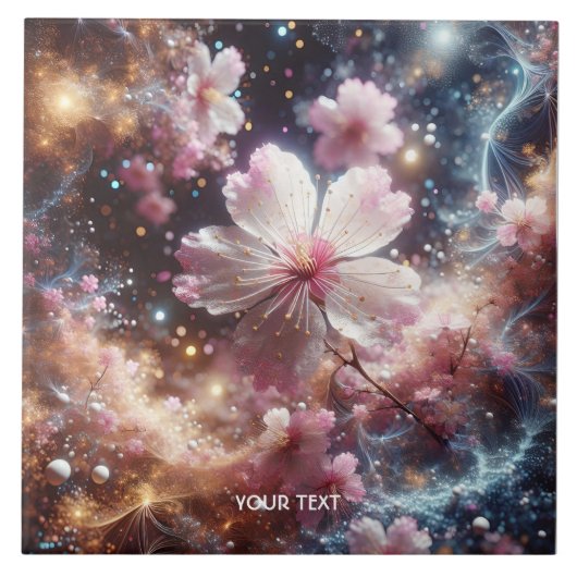 Carreau Imaginaire Joli Sakura Fleurs roses (Devant)