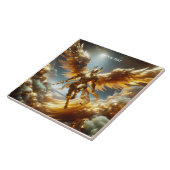 Carreau Imaginaire mignon avion guerrier ailé (Côté)