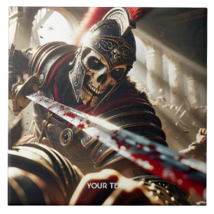 Carreau Imaginaire mignon guerrier ancienne armure