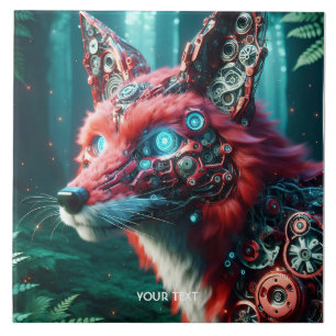 Carreau Imaginaire mignon mécanique Fox Cyborg